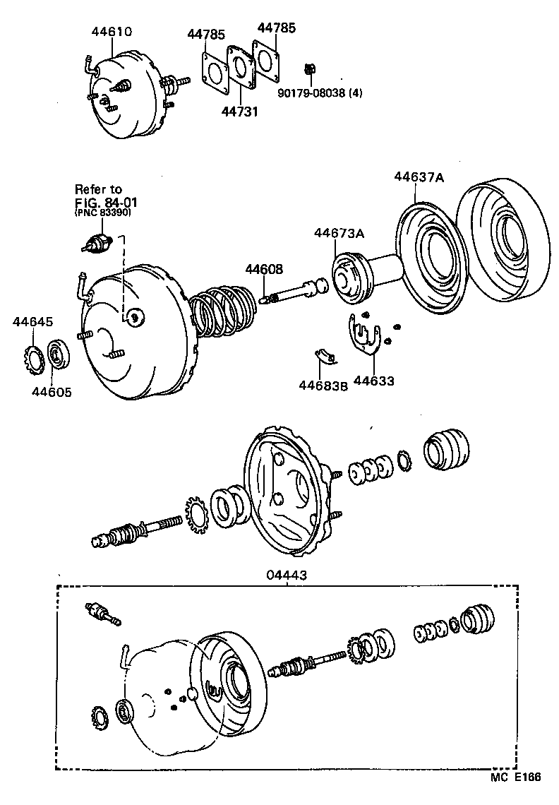  STARLET |  BRAKE BOOSTER VACUUM TUBE