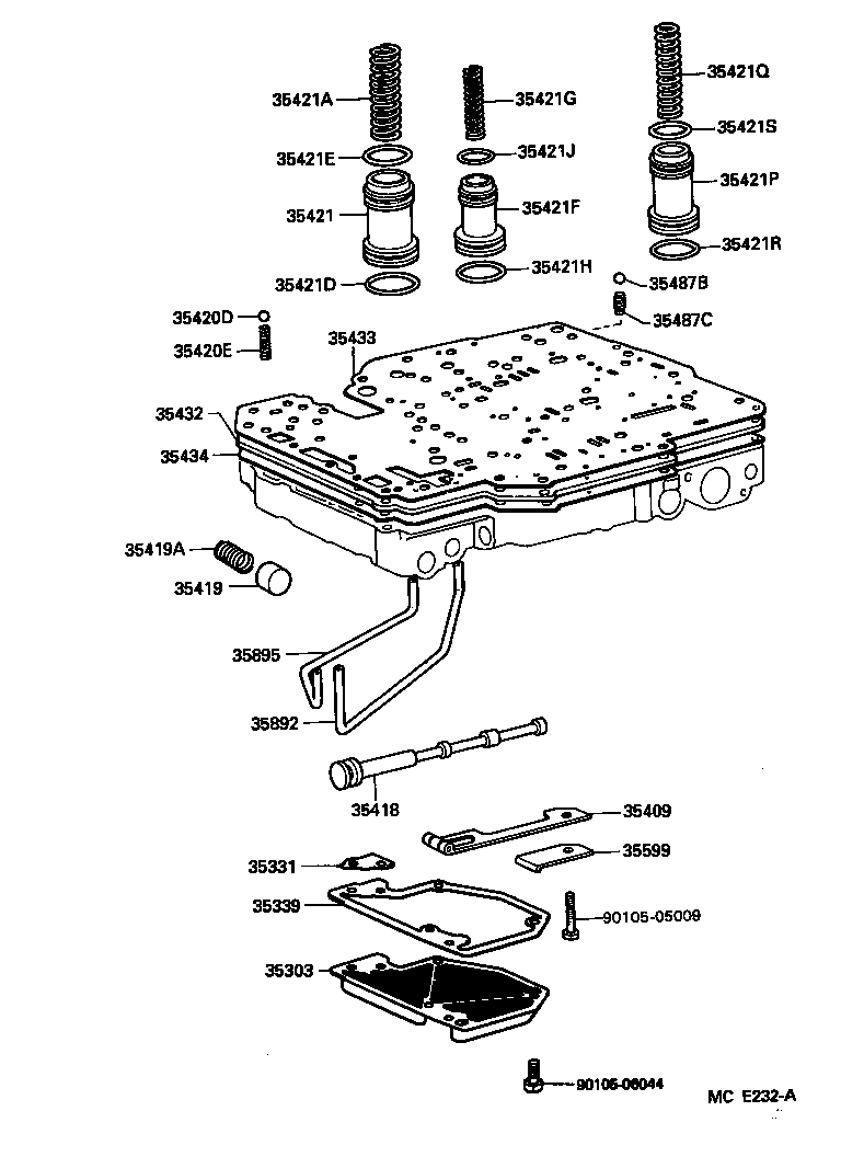  HIACE QUICK DELIVERY |  VALVE BODY OIL STRAINER ATM
