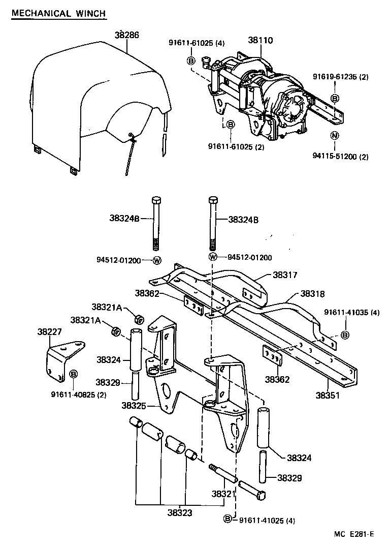  LAND CRUISER VAN |  WINCH