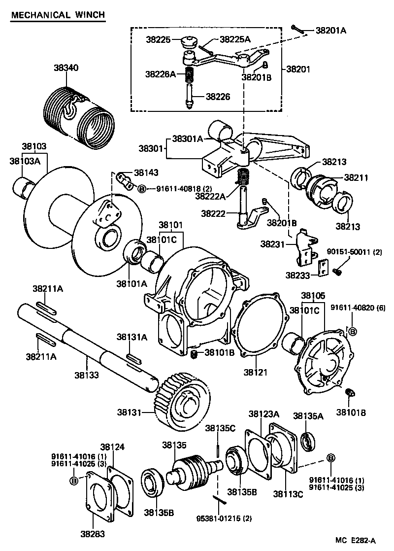  LAND CRUISER VAN |  WINCH