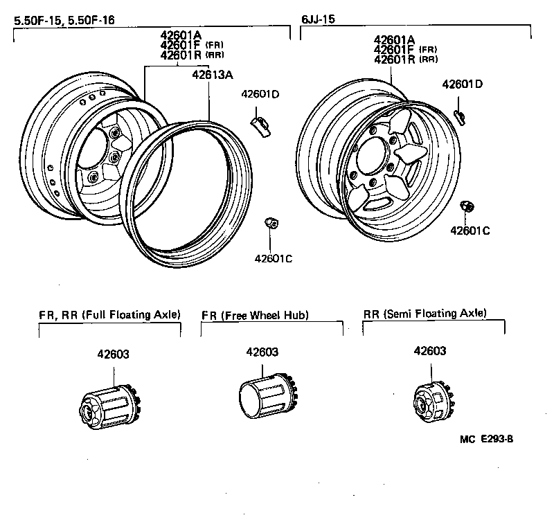  LAND CRUISER VAN |  DISC WHEEL WHEEL CAP