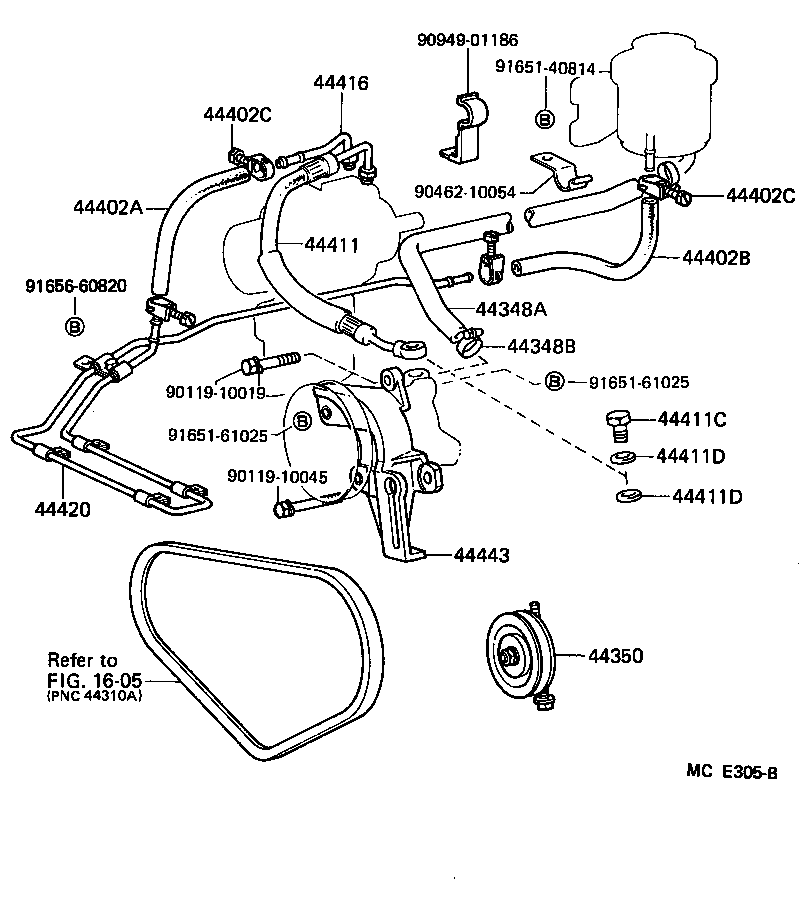  LAND CRUISER VAN |  POWER STEERING TUBE