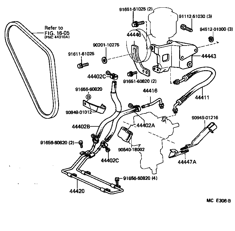  LAND CRUISER VAN |  POWER STEERING TUBE