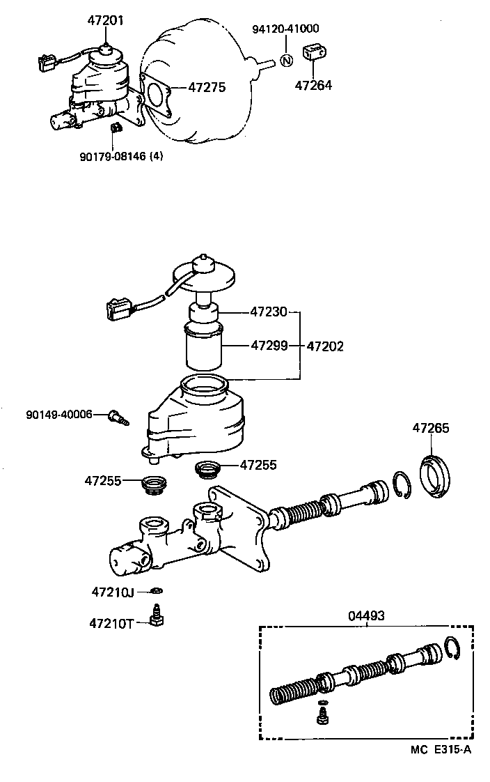  LAND CRUISER VAN |  BRAKE MASTER CYLINDER