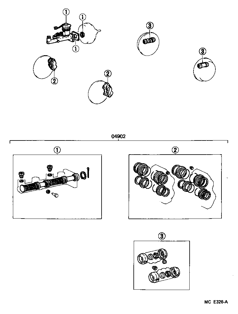  LAND CRUISER VAN |  BRAKE MAINTENANCE KIT