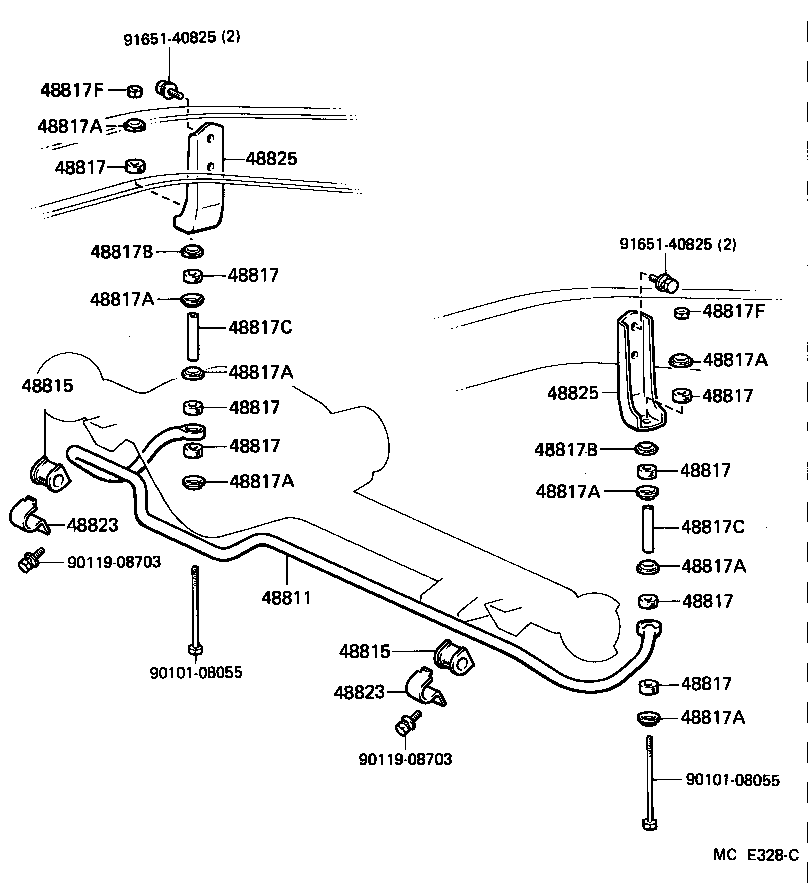  LAND CRUISER VAN |  FRONT SPRING SHOCK ABSORBER
