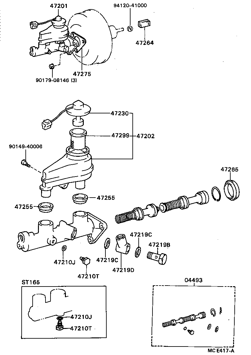  CELICA |  BRAKE MASTER CYLINDER