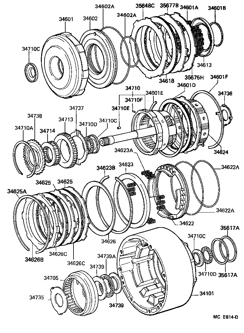  HIACE VAN WAGON |  OVERDRIVE GEAR ATM