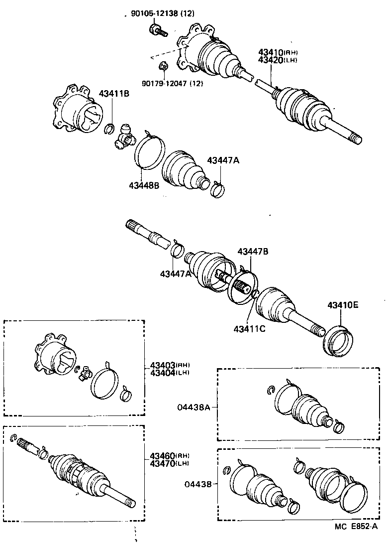  HIACE VAN WAGON |  FRONT DRIVE SHAFT