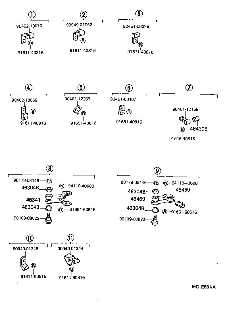  HIACE VAN WAGON |  PARKING BRAKE CABLE