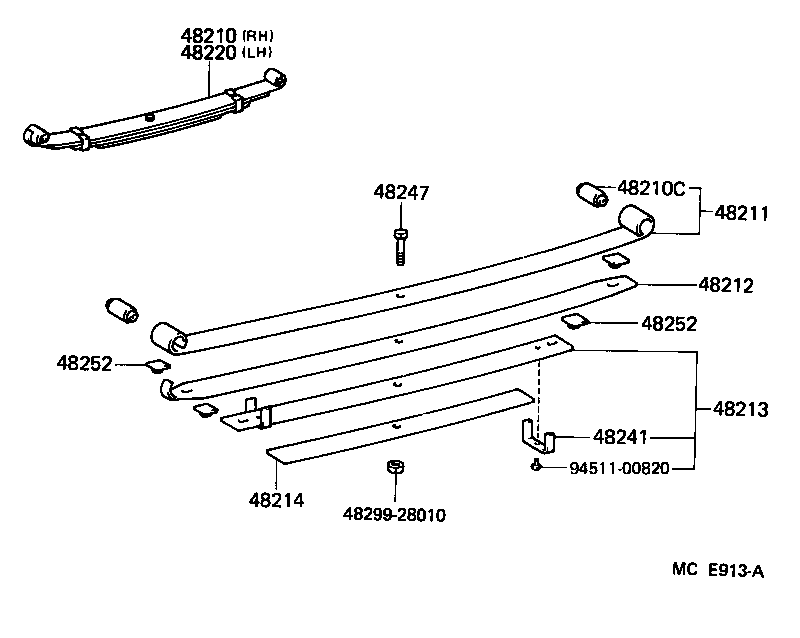  HIACE VAN WAGON |  REAR SPRING SHOCK ABSORBER