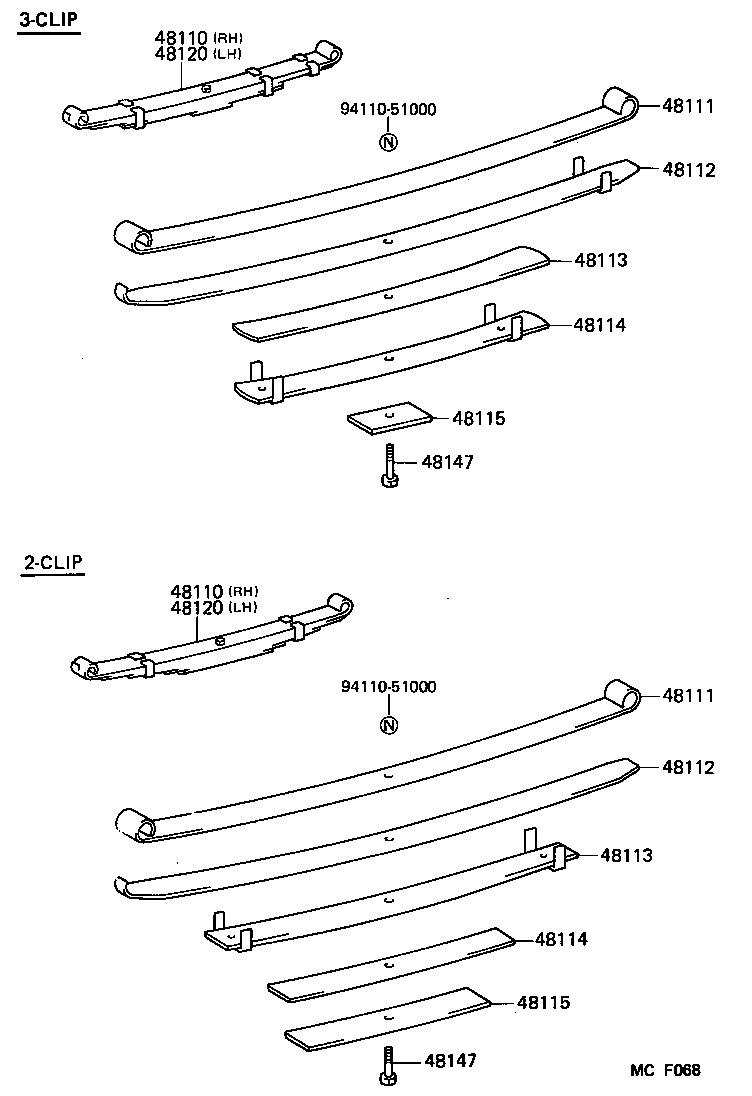  TOYOACE DYNA |  FRONT SPRING SHOCK ABSORBER