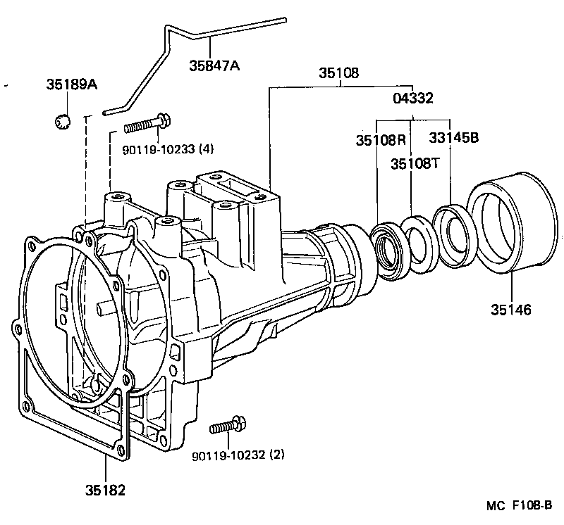  HIACE TRUCK |  EXTENSION HOUSING ATM
