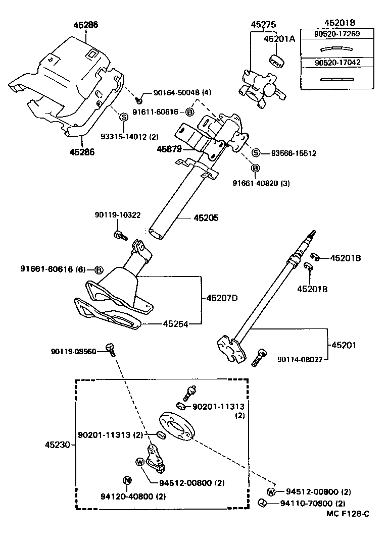  TOYOACE DYNA |  STEERING COLUMN SHAFT