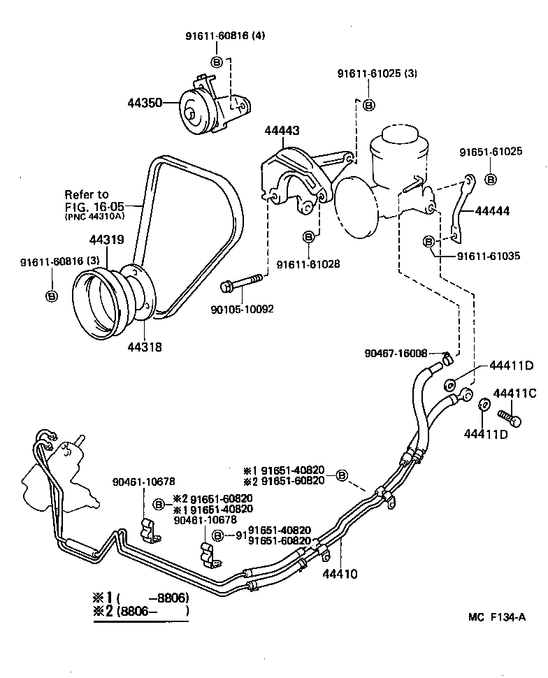  HIACE TRUCK |  POWER STEERING TUBE