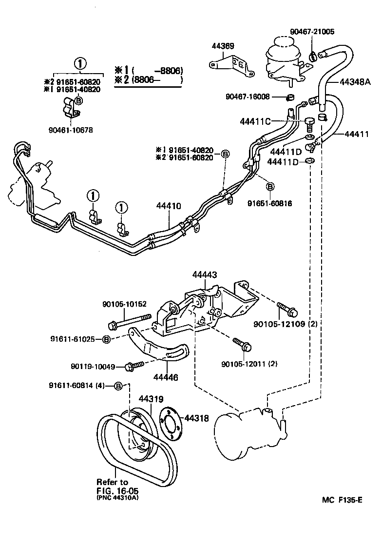  HIACE TRUCK |  POWER STEERING TUBE