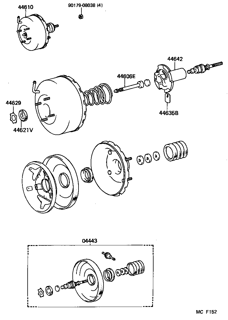  HIACE TRUCK |  BRAKE BOOSTER VACUUM TUBE