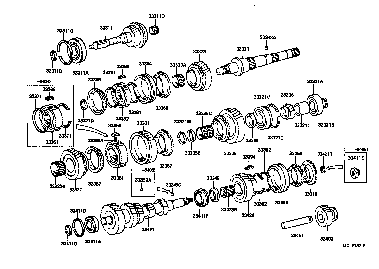  HIACE TRUCK |  TRANSMISSION GEAR MTM