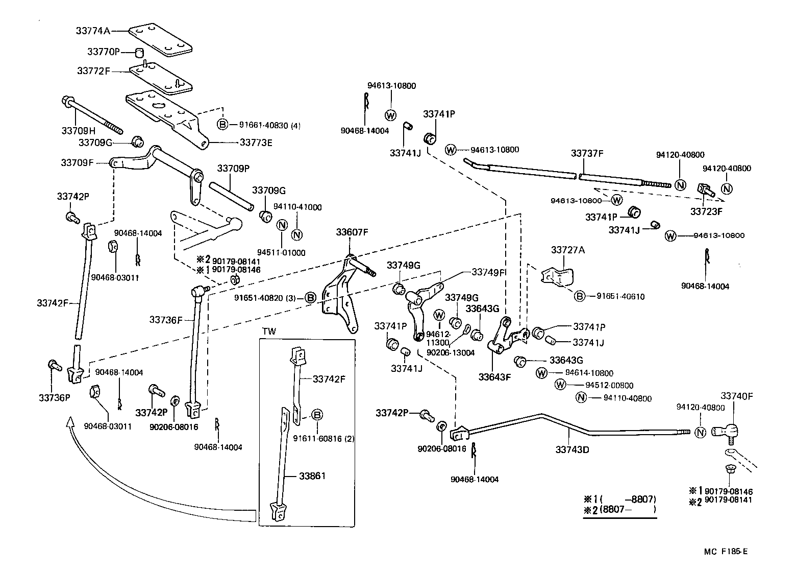 HIACE TRUCK |  SHIFT LEVER RETAINER
