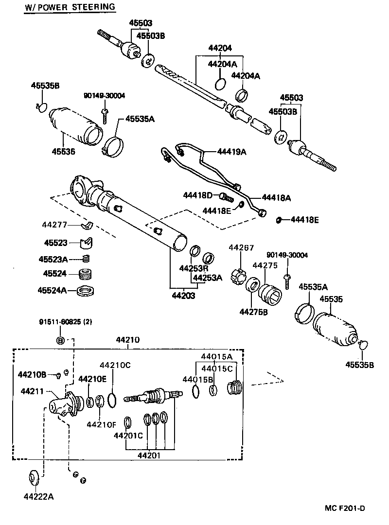  HIACE TRUCK |  FRONT STEERING GEAR LINK