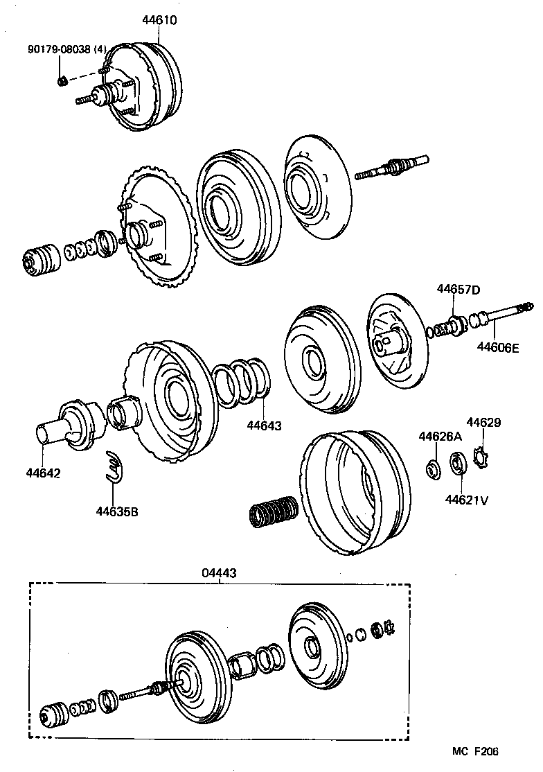  HIACE TRUCK |  BRAKE BOOSTER VACUUM TUBE