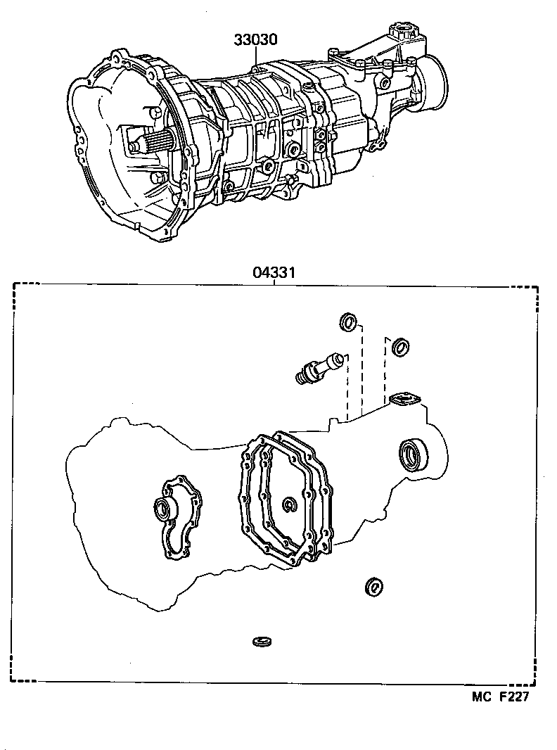  CROWN |  TRANSAXLE OR TRANSMISSION ASSY GASKET KIT MTM
