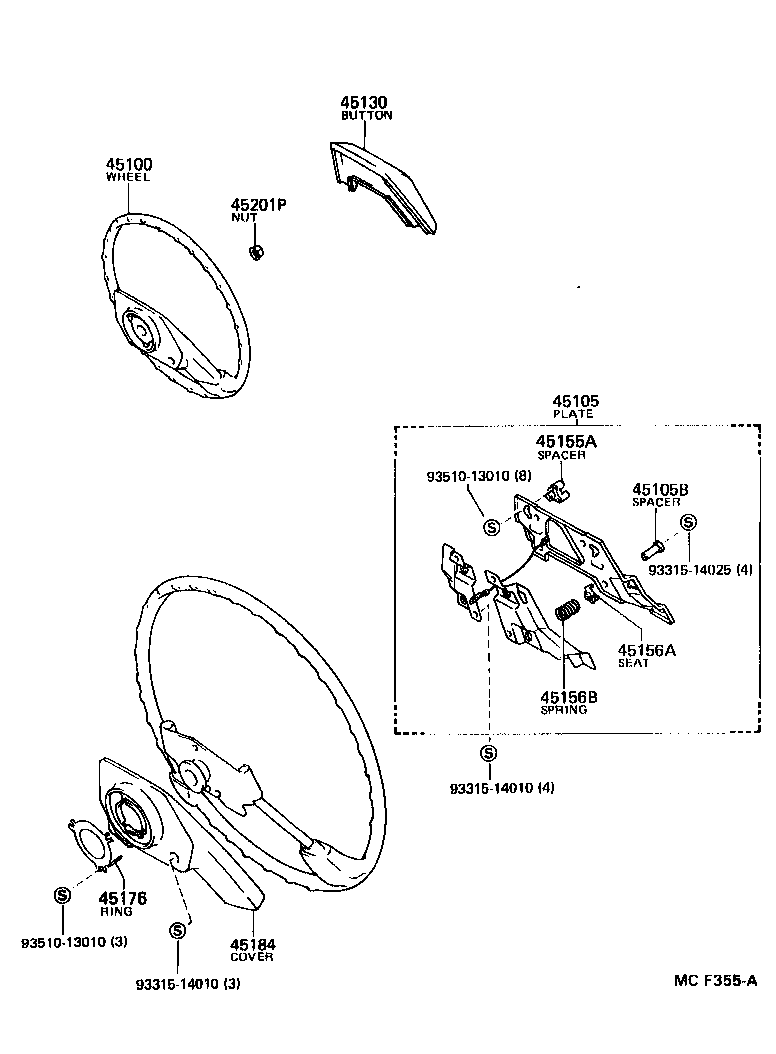  TOYOACE DYNA |  STEERING WHEEL