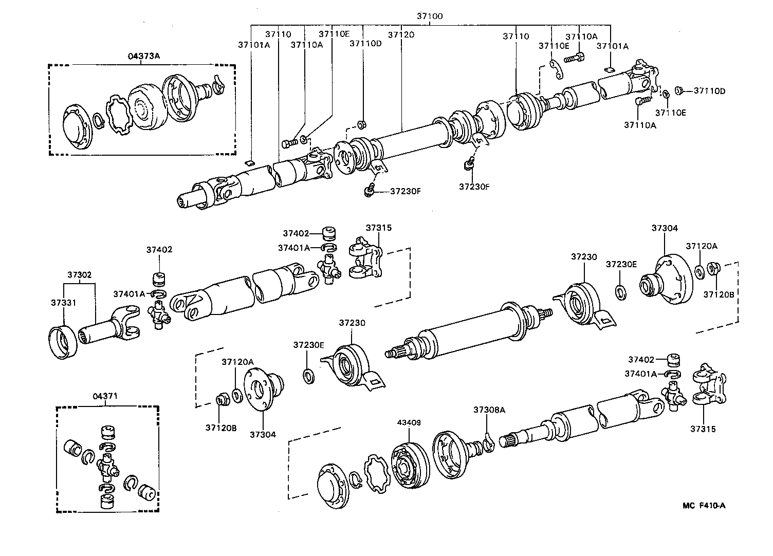  CELICA |  PROPELLER SHAFT UNIVERSAL JOINT