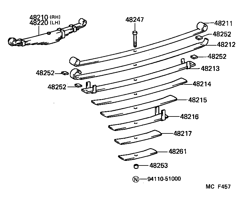  LAND CRUISER VAN |  REAR SPRING SHOCK ABSORBER