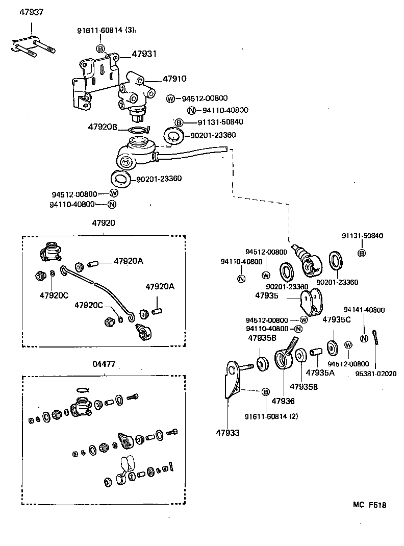  HIACE VAN WAGON |  BRAKE TUBE CLAMP