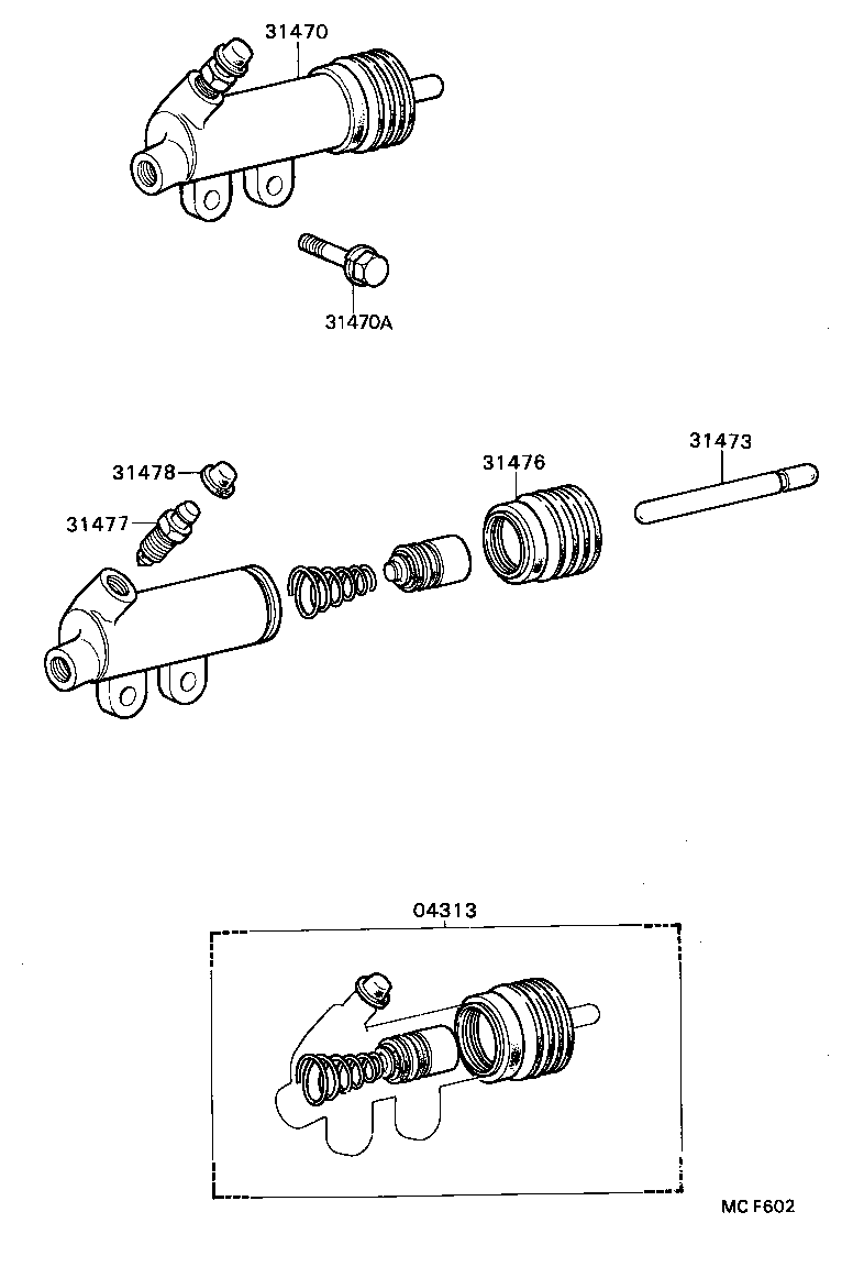  SOARER |  CLUTCH RELEASE CYLINDER