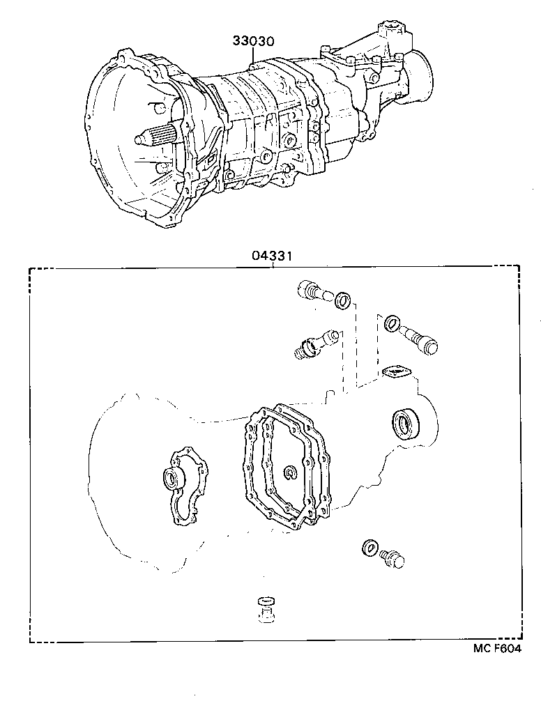  SOARER |  TRANSAXLE OR TRANSMISSION ASSY GASKET KIT MTM