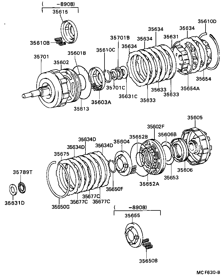  SOARER |  BRAKE BAND MULTIPLE DISC CLUTCH ATM