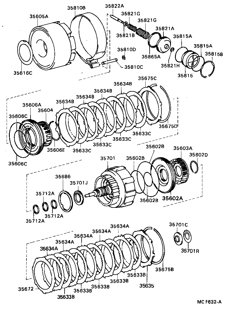  SOARER |  BRAKE BAND MULTIPLE DISC CLUTCH ATM