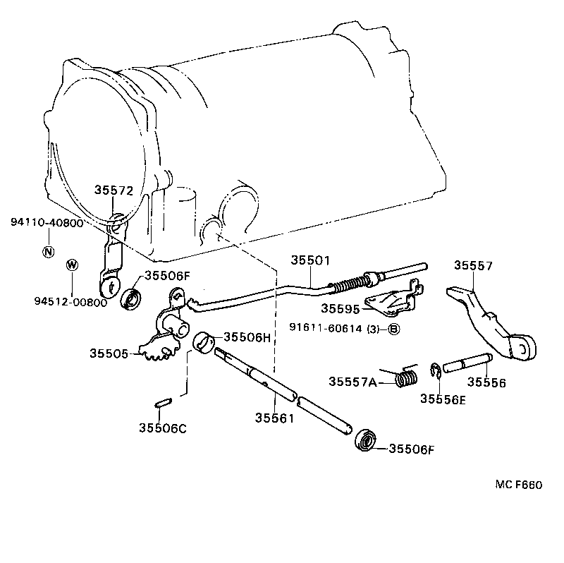  SOARER |  THROTTLE LINK VALVE LEVER ATM