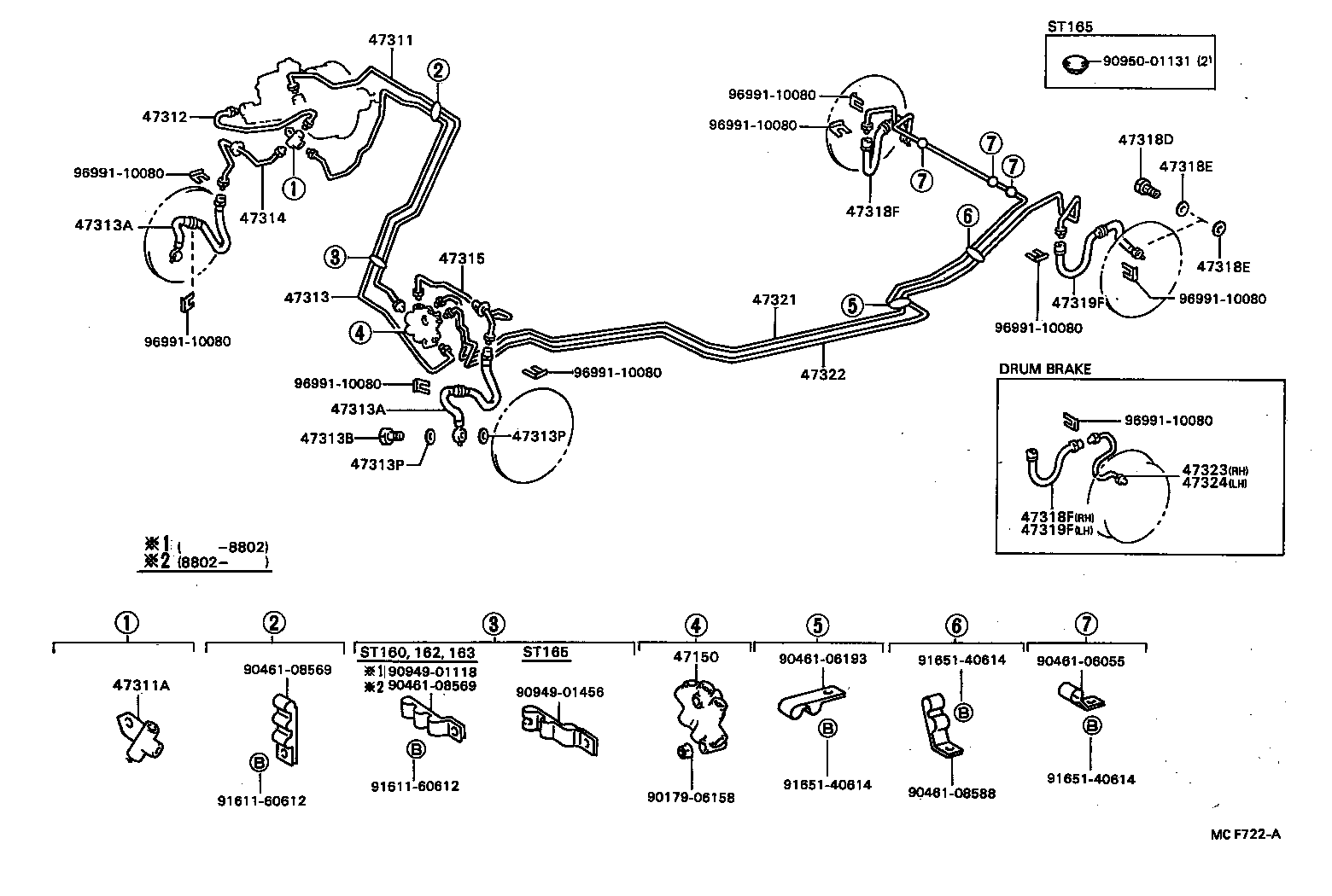  CELICA |  BRAKE TUBE CLAMP