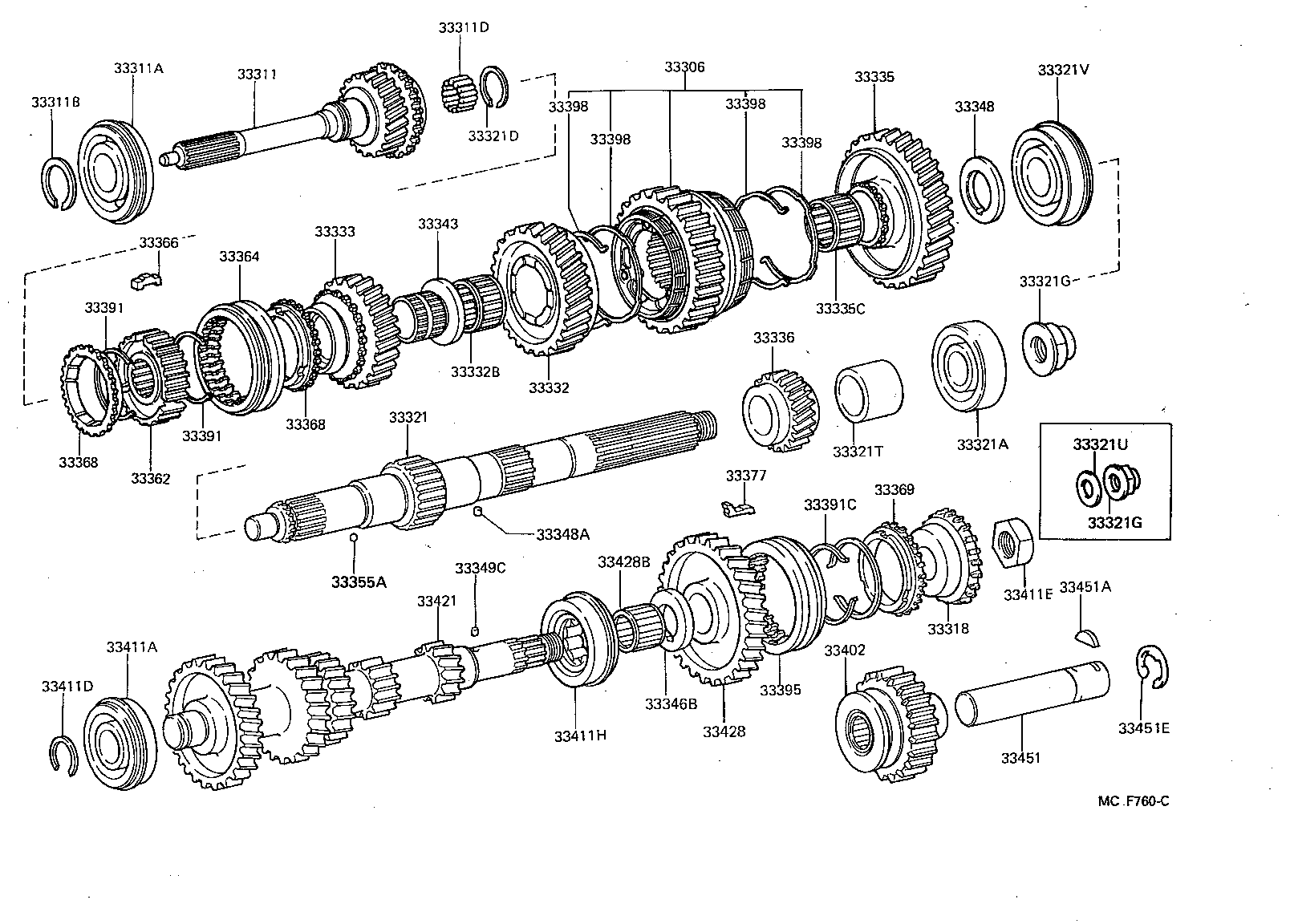  LAND CRUISER VAN |  TRANSMISSION GEAR MTM