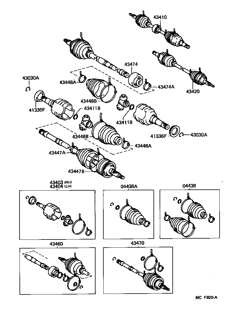  STARLET |  FRONT DRIVE SHAFT