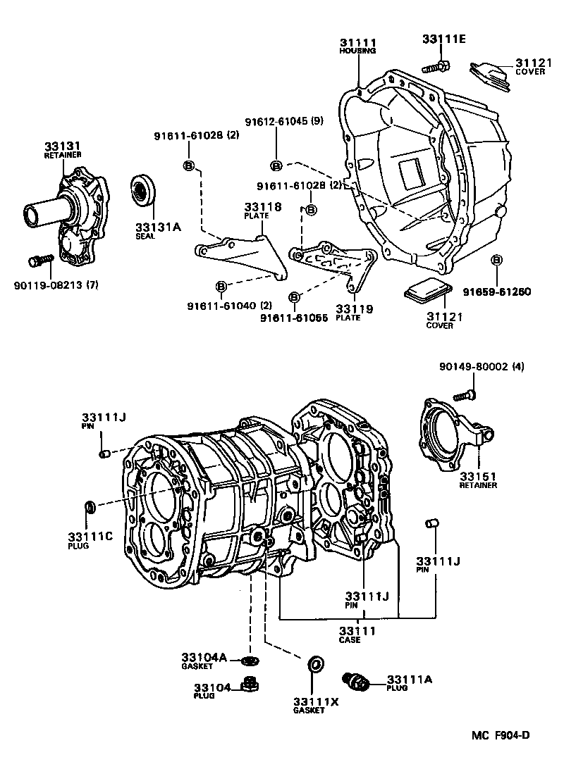  MARK 2 |  CLUTCH HOUSING TRANSMISSION CASE MTM