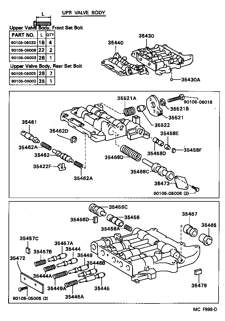  MARK 2 |  VALVE BODY OIL STRAINER ATM