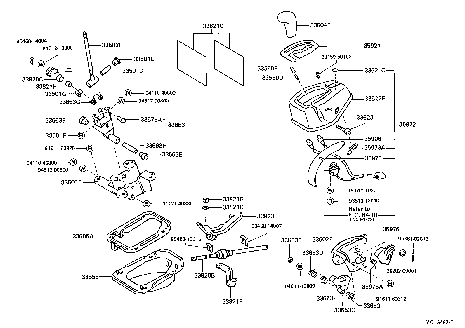  HIACE TRUCK |  SHIFT LEVER RETAINER