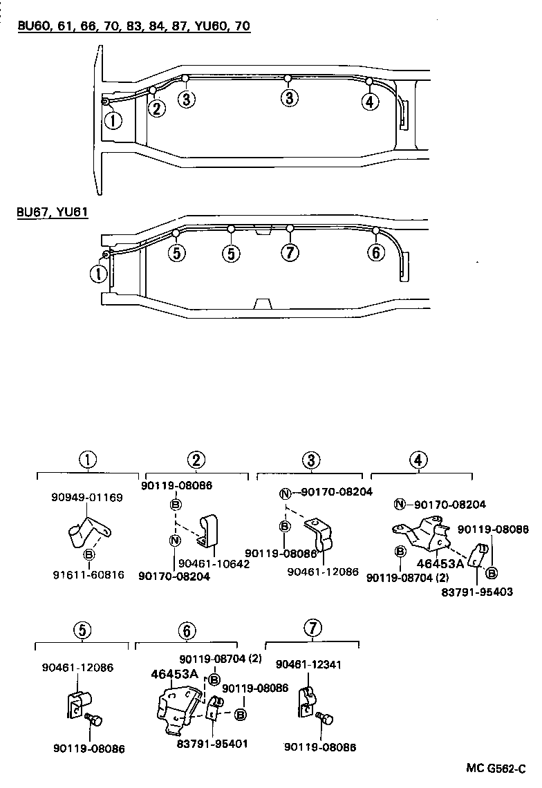  DYNA TOYOACE |  PARKING BRAKE CABLE