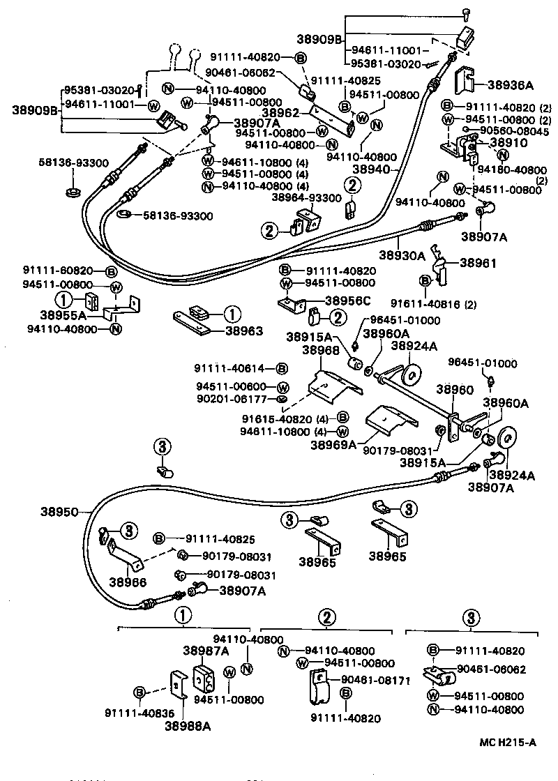  DYNA TOYOACE |  POWER TAKE OFF LEVER LINK