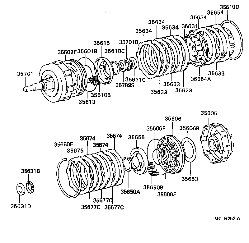  HIACE VAN WAGON |  BRAKE BAND MULTIPLE DISC CLUTCH ATM