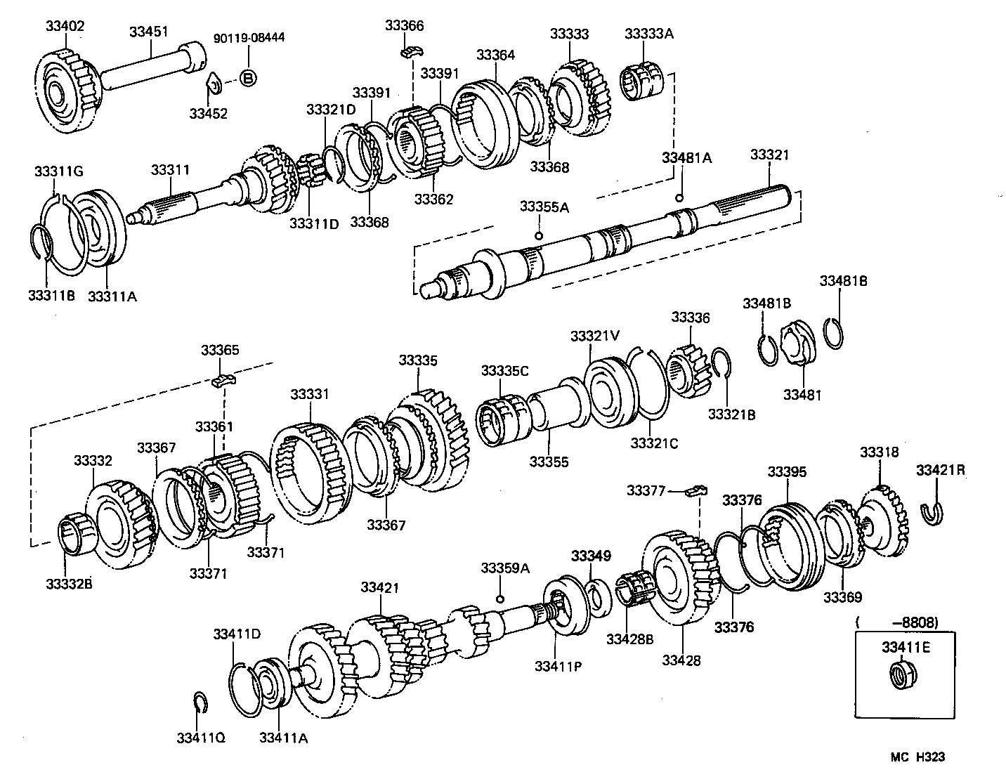 HIACE QUICK DELIVERY |  TRANSMISSION GEAR MTM