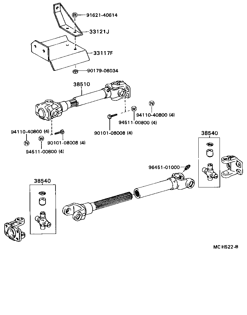  DYNA TOYOACE |  POWER TAKE OFF OIL PUMP