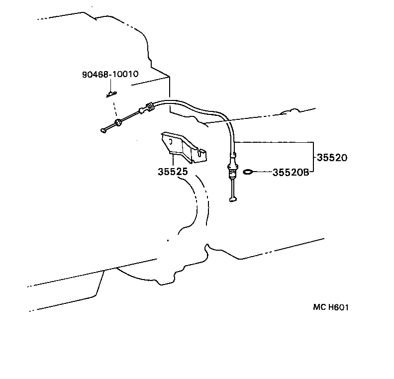  DYNA TOYOACE |  THROTTLE LINK VALVE LEVER ATM