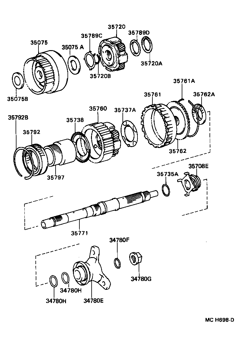  CELSIOR |  PLANETARY GEAR REVERSE PISTON COUNTER GEAR ATM