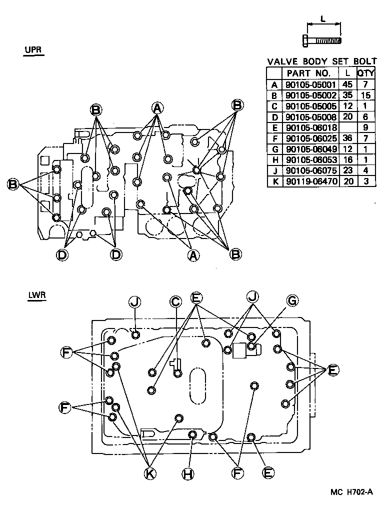  CELSIOR |  VALVE BODY OIL STRAINER ATM