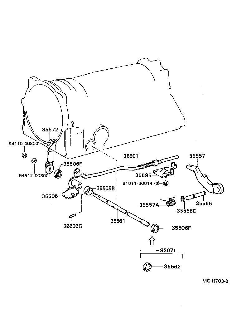  CELSIOR |  THROTTLE LINK VALVE LEVER ATM